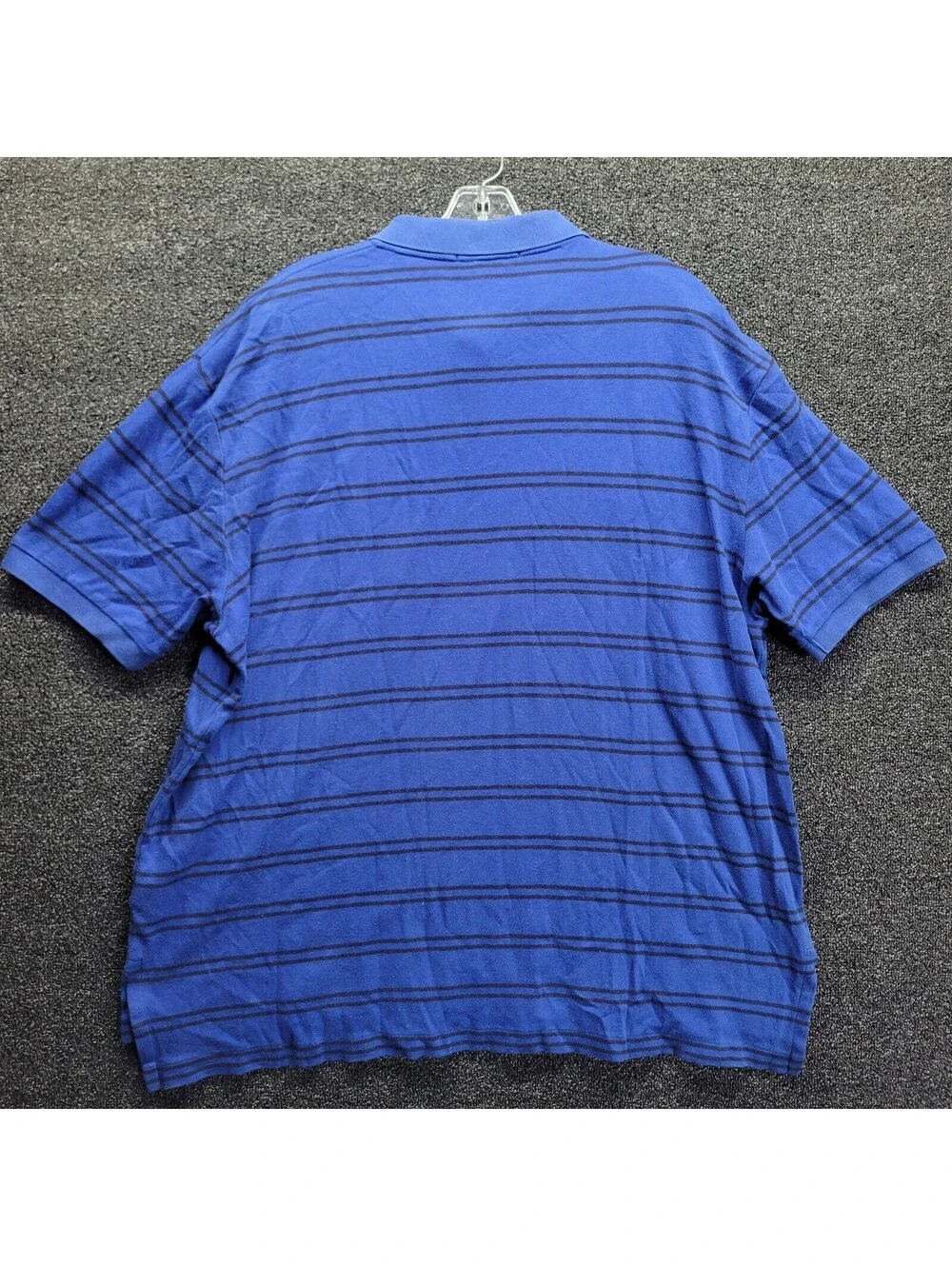 Vtg Polo Ralph Lauren Men’s Sz XL Polo Shirt Blue/Black Striped